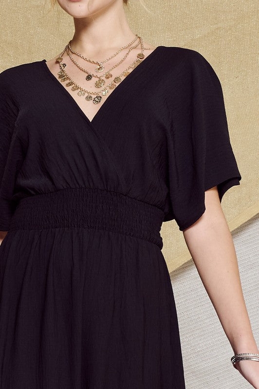 Jenna Wrap Maxi Dress