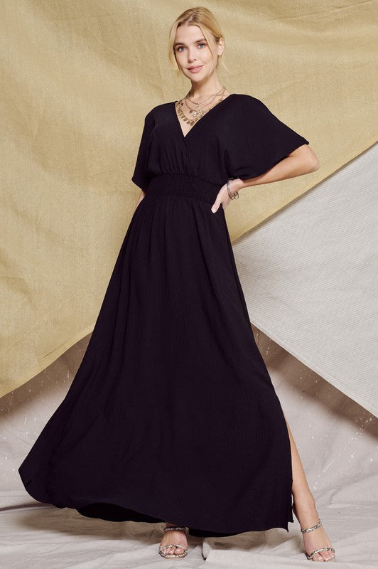 Jenna Wrap Maxi Dress