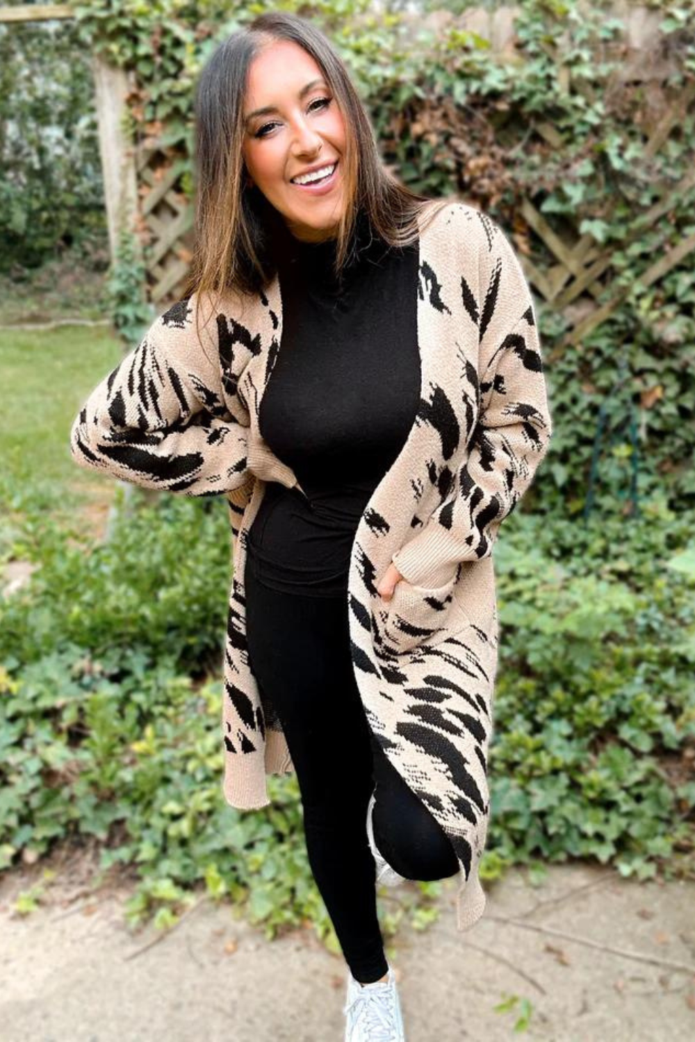 Harper Animal Print Cardigan