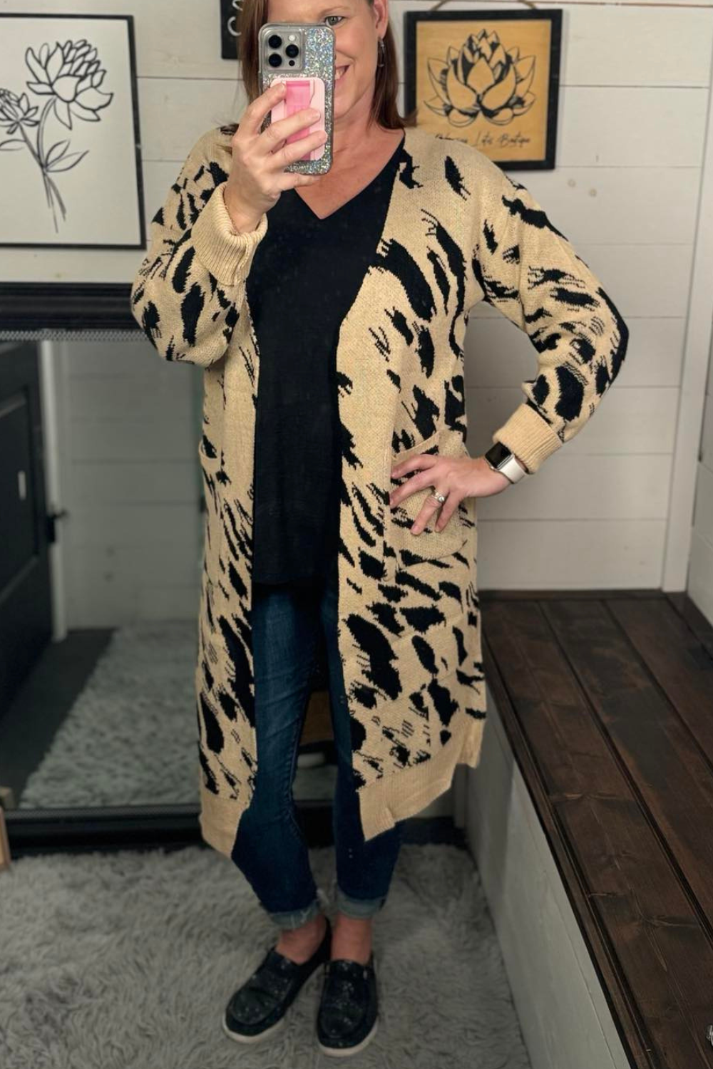 Harper Animal Print Cardigan