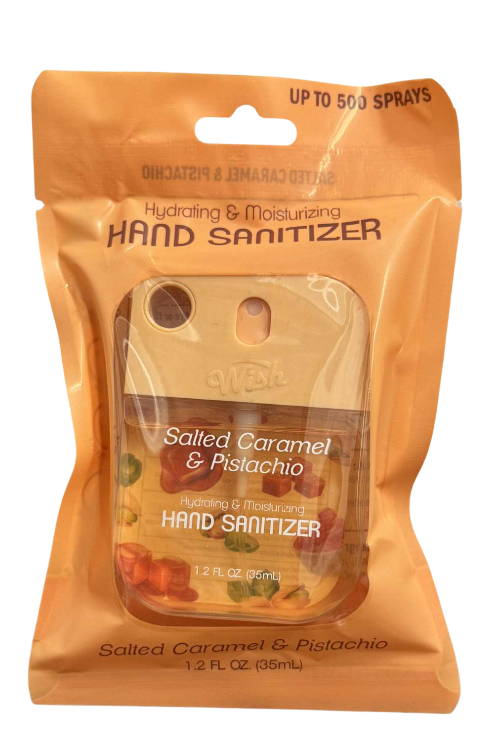 Hydrating & Moisturizing Hand Sanitizer Spray - Salted Caramel & Pistachio
