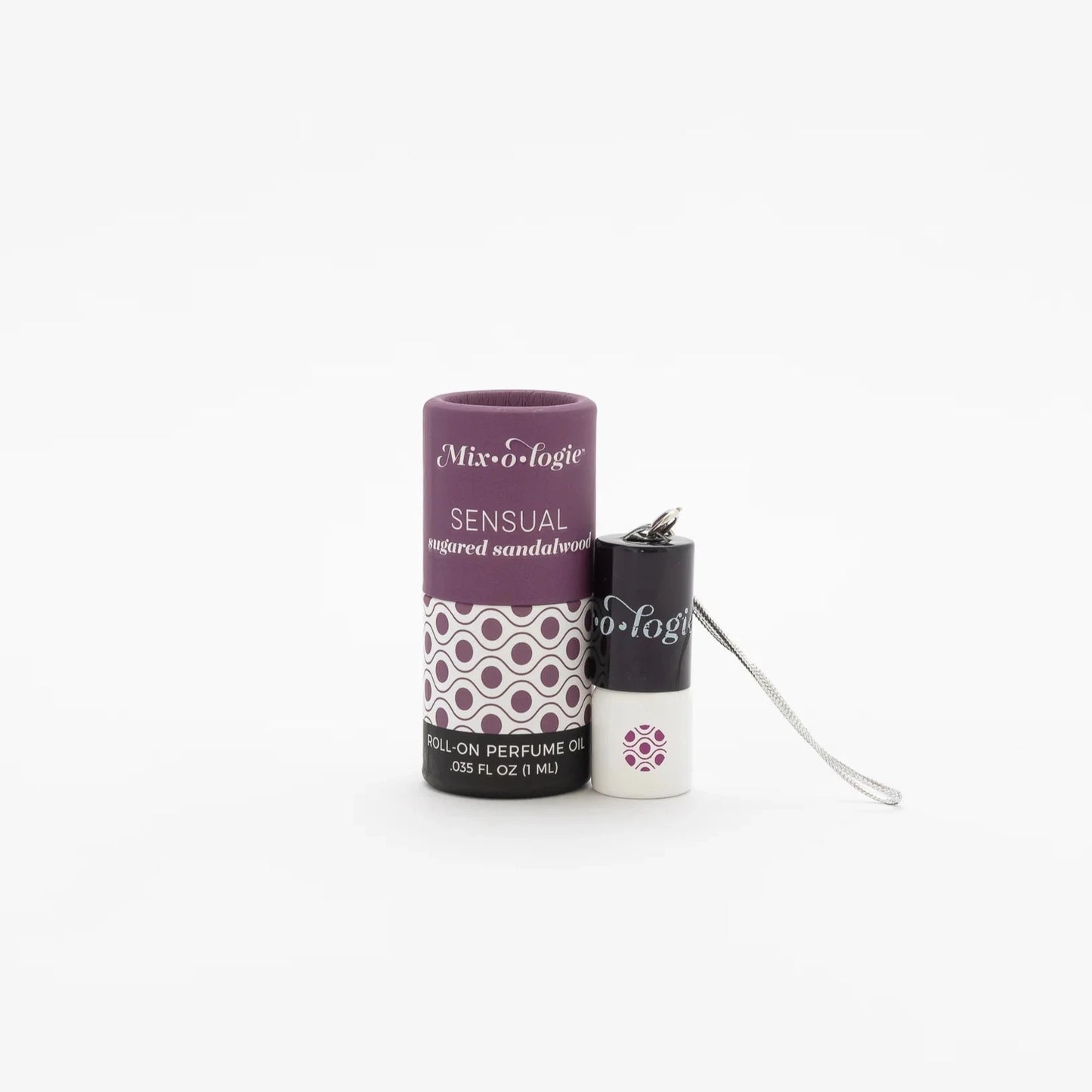 Mix*o*logy Keychain Mini Roller Ball Perfume - Sensual (Sugared Sandalwood)