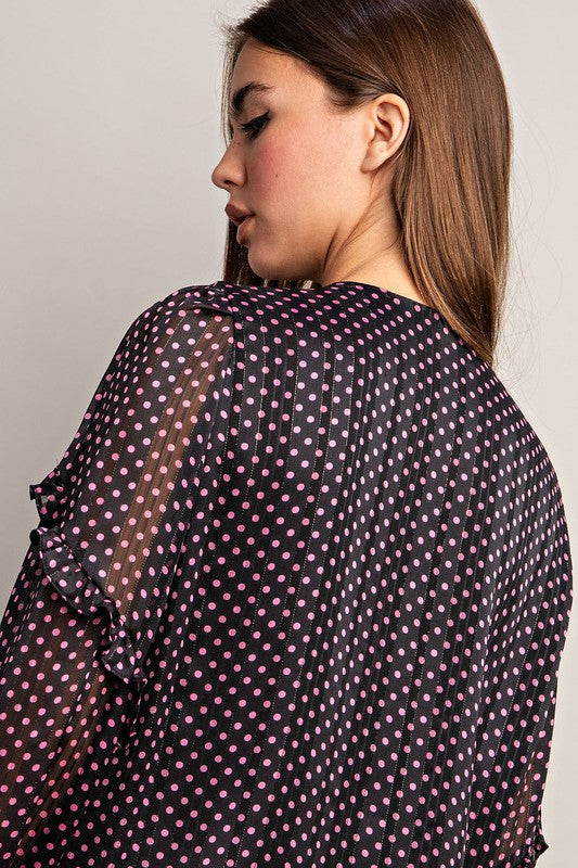 Scarlett Polkadot Blouse