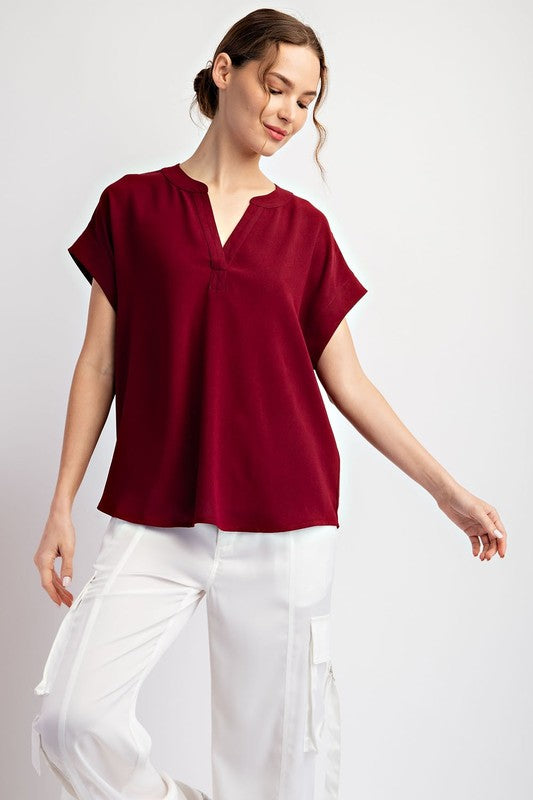 Ava Notchneck Top