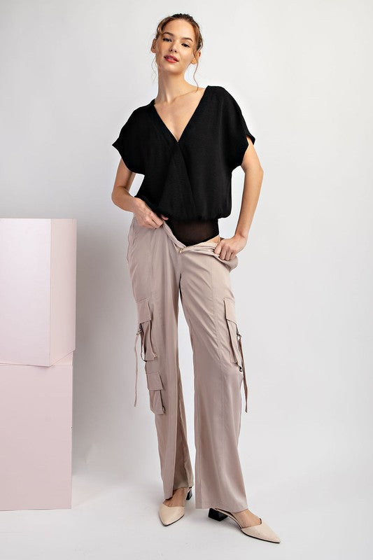 Charlotte Surplice Bodysuit