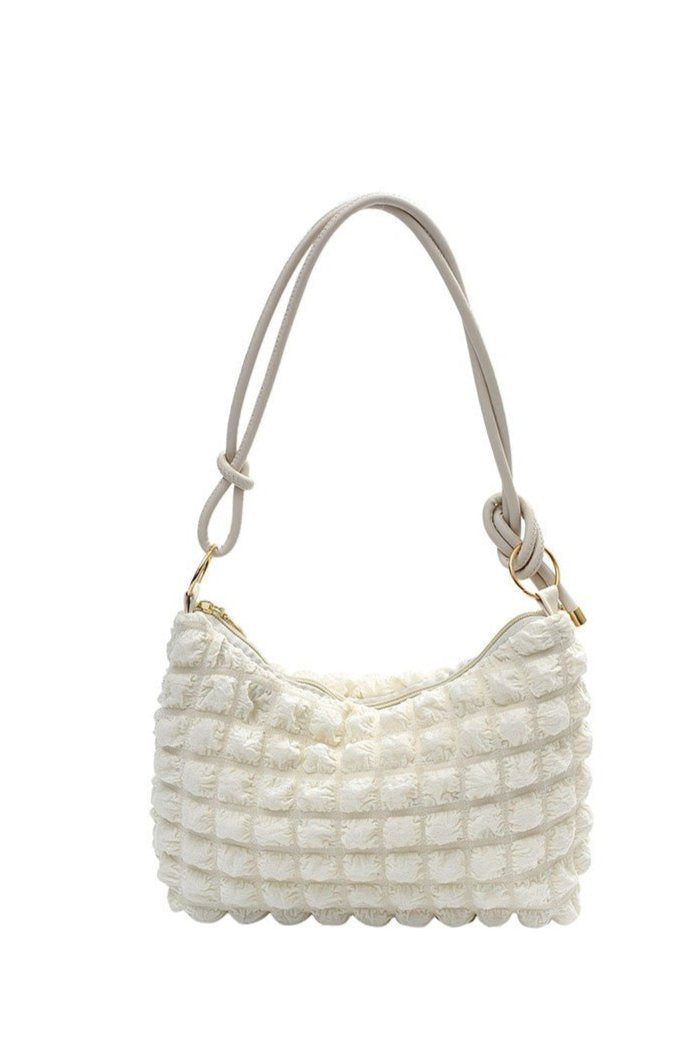 Cloud Puffy Pleated Crossbody Bag