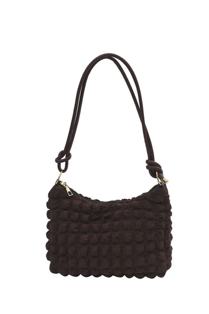 Cloud Puffy Pleated Crossbody Bag