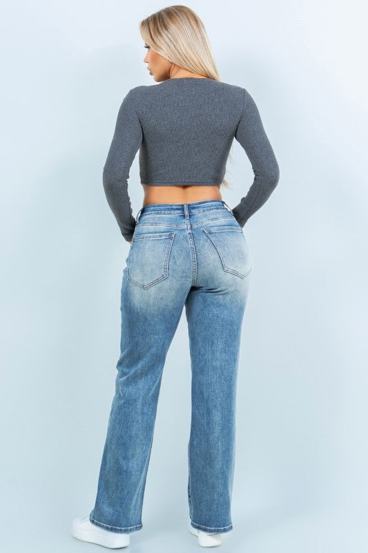 Chanel Straight Leg Jeans