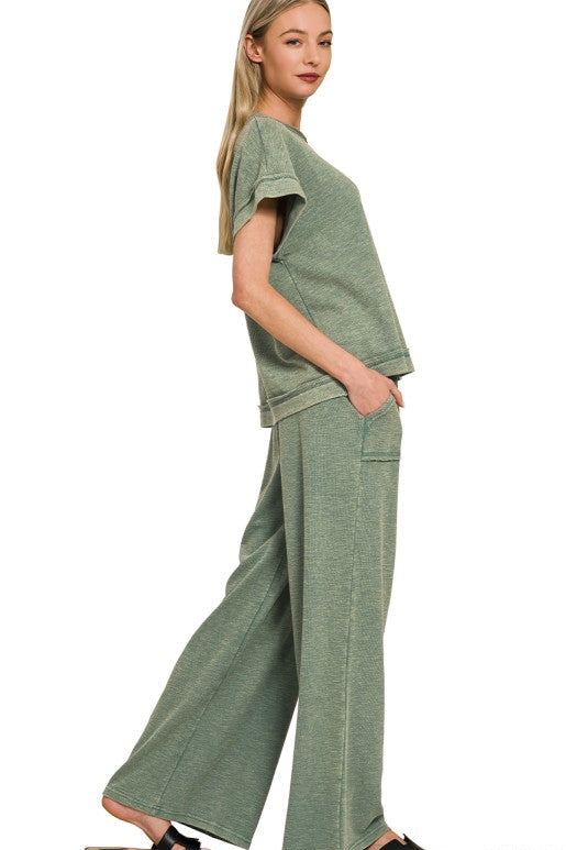 Addi Acid Washed Lounge Set