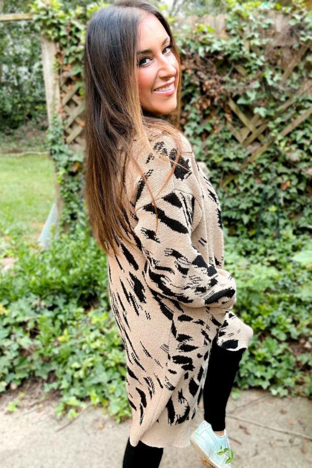 Harper Animal Print Cardigan