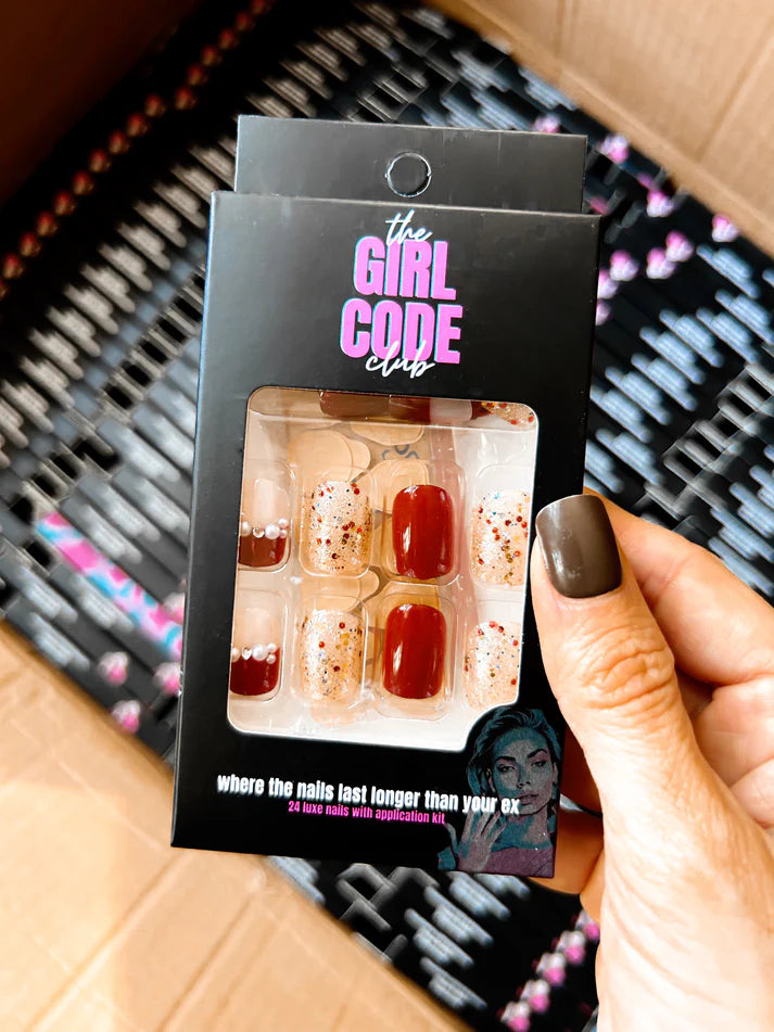 "Santa, I Can Explain" PressOn Nail Kit