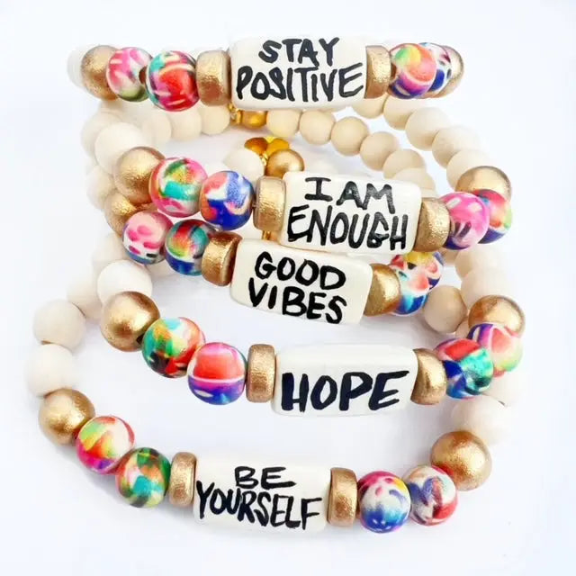 Fearless - Affirmation Word Bracelet