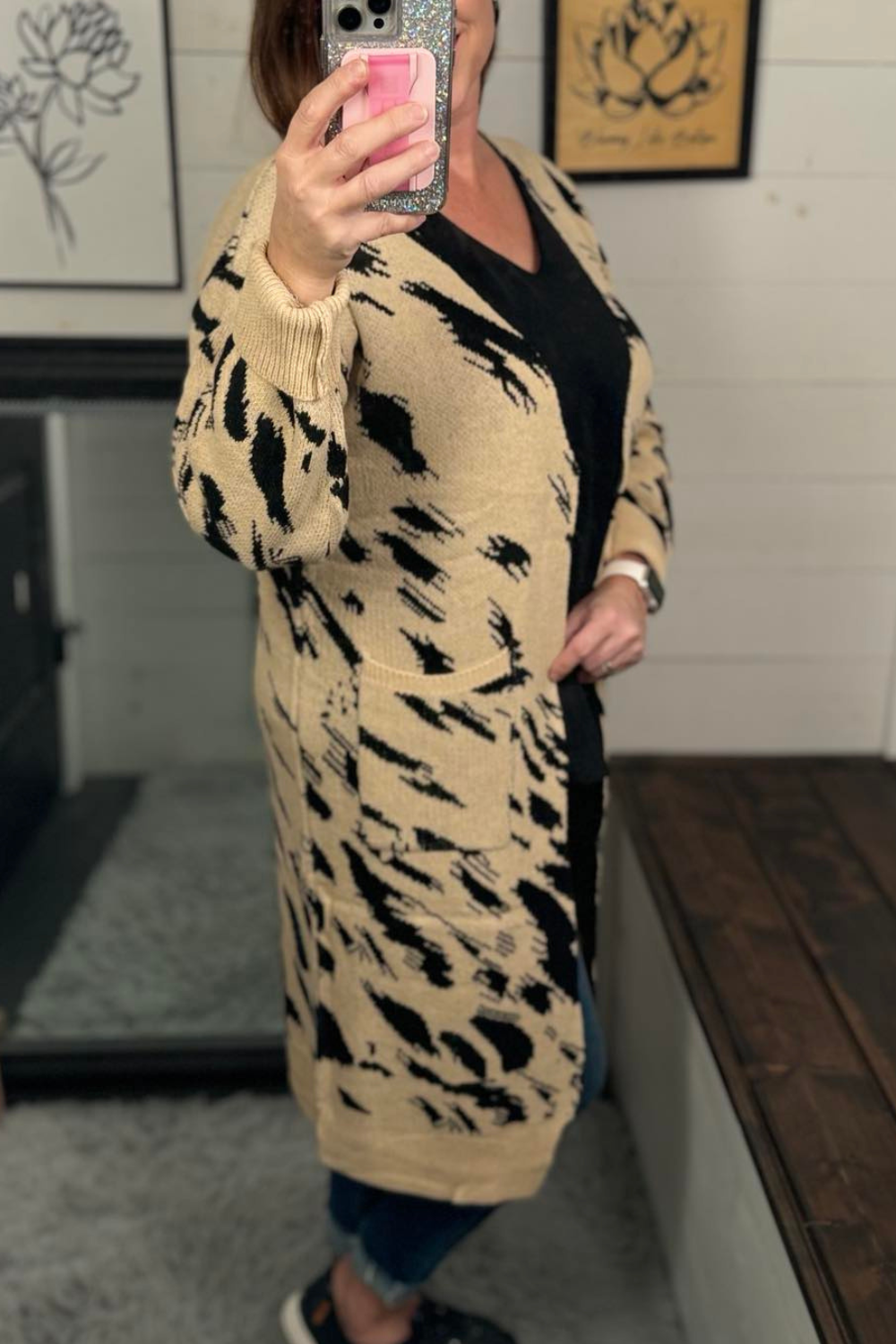 Harper Animal Print Cardigan