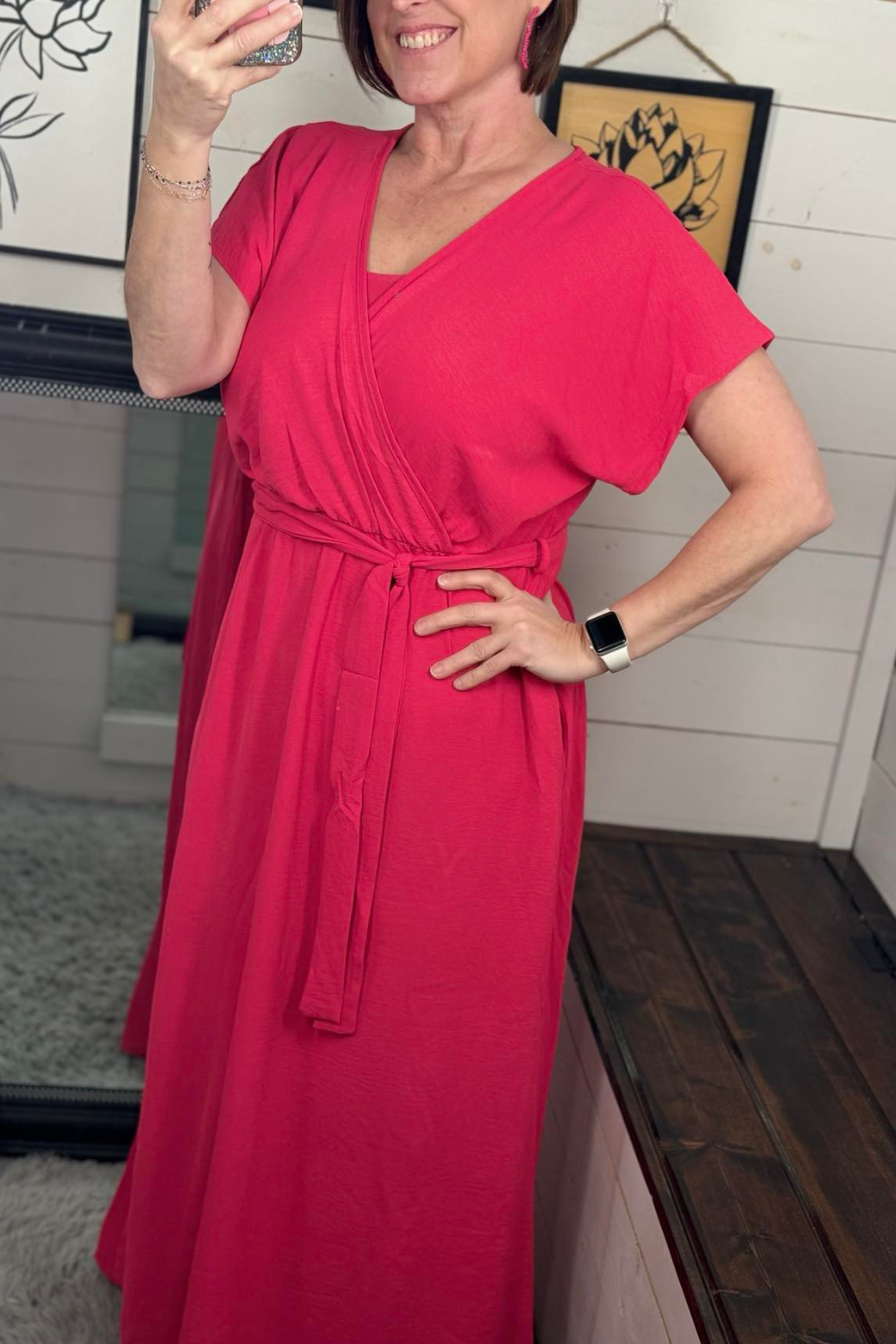 Taylor Faux Wrap Maxi Dress