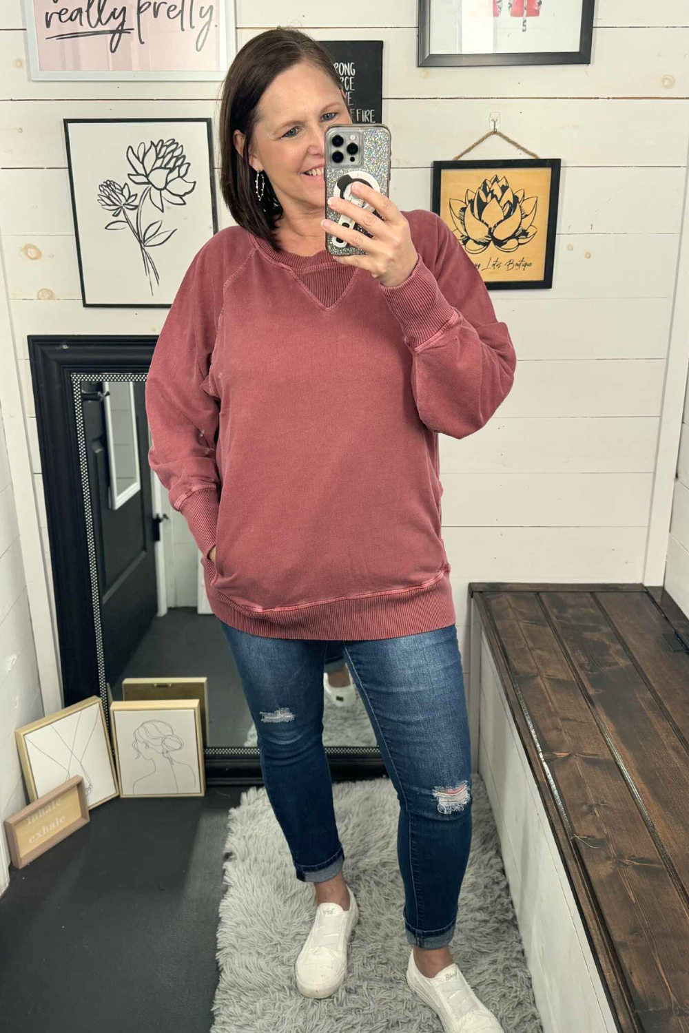 Tara French Terry Sweatshirt