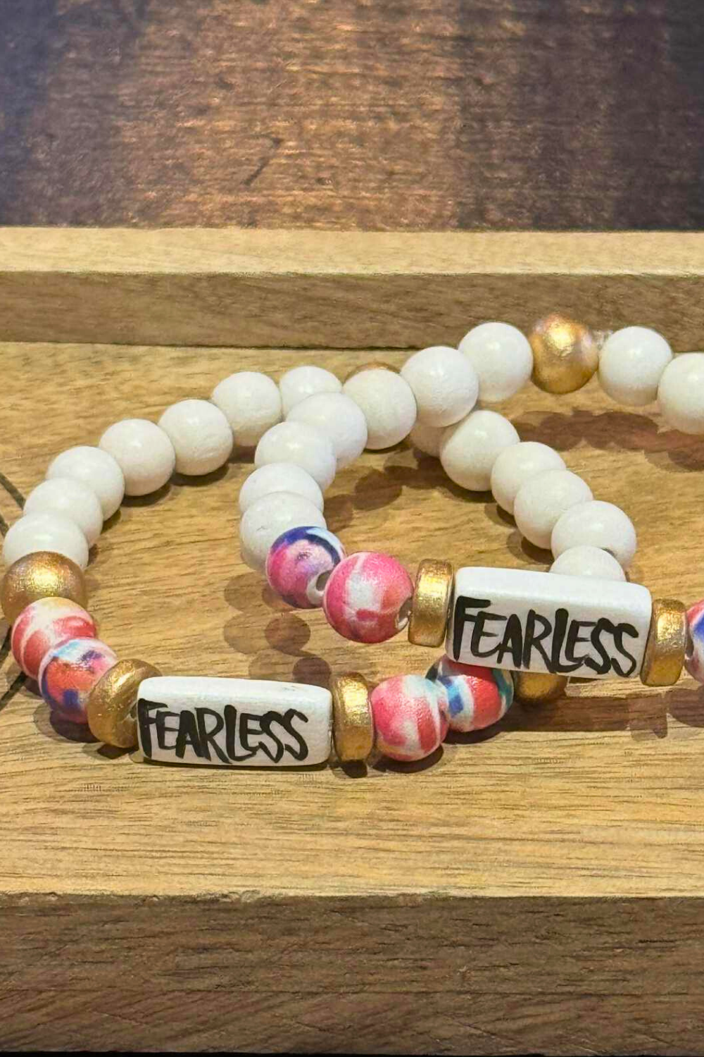 Fearless - Affirmation Word Bracelet