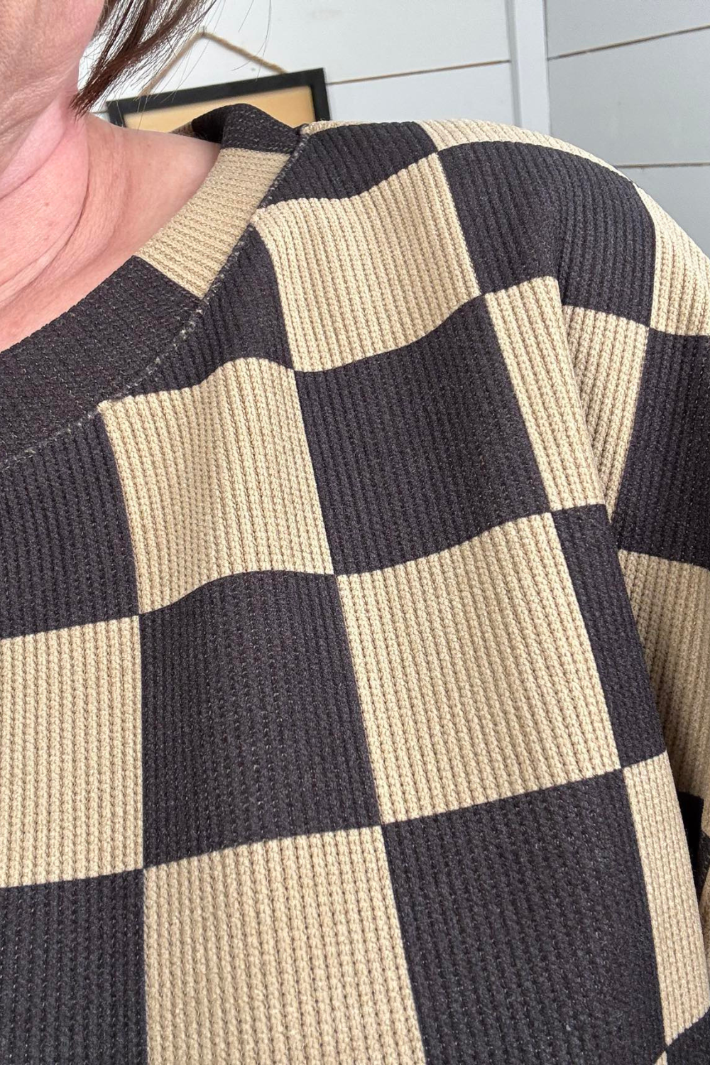Charlie Checkered Corded Crew Set