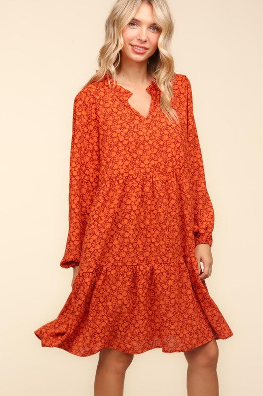 Autumn Floral Dress