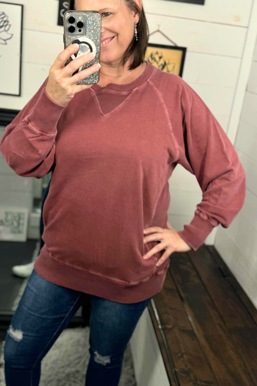 Tara French Terry Sweatshirt