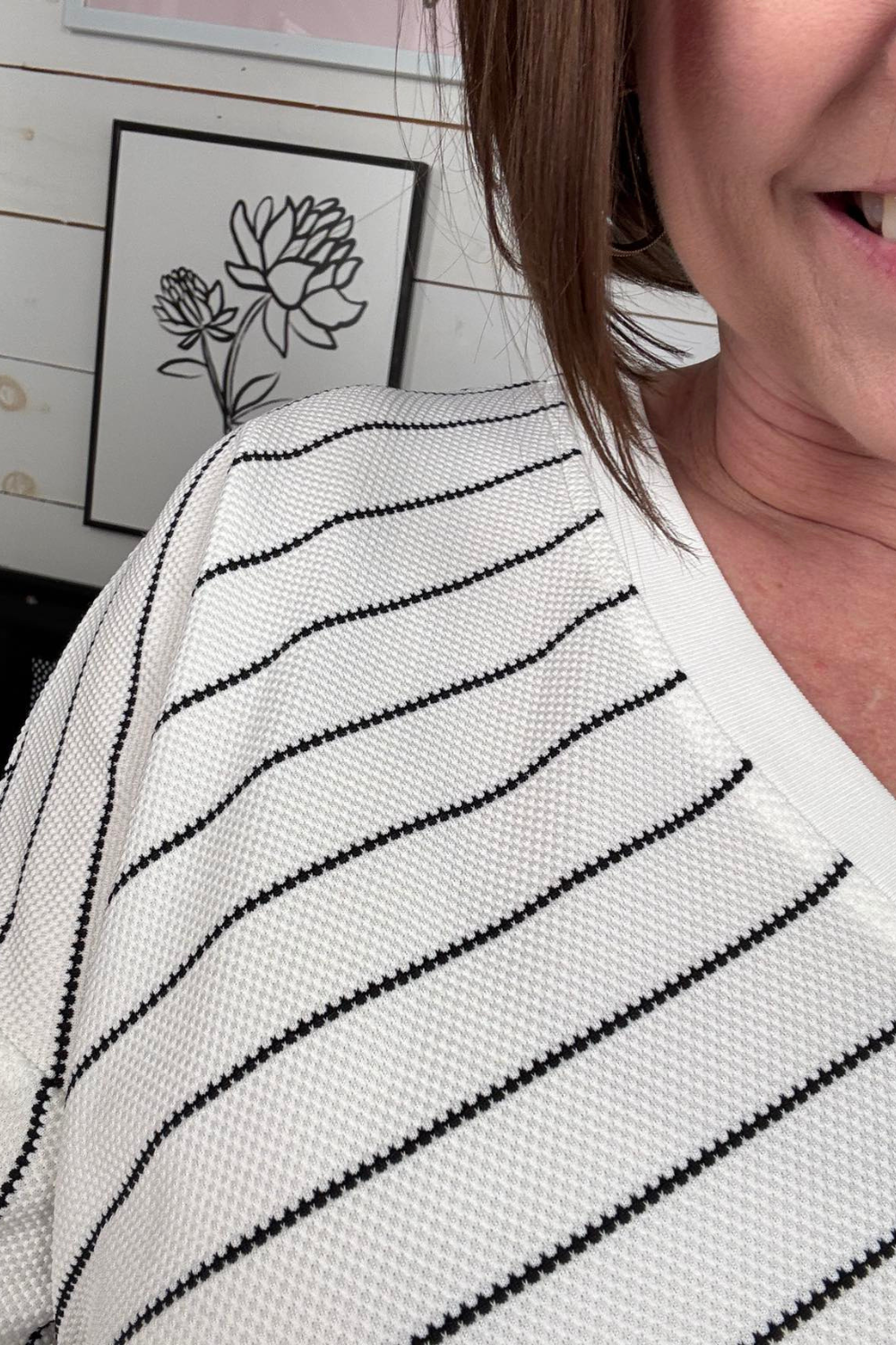 Emily Diagonal Stripe Top