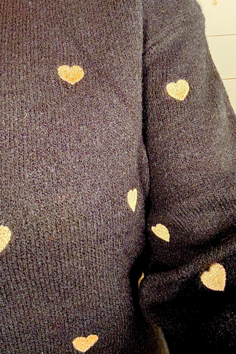 Isabella Heart Pattern Sweater
