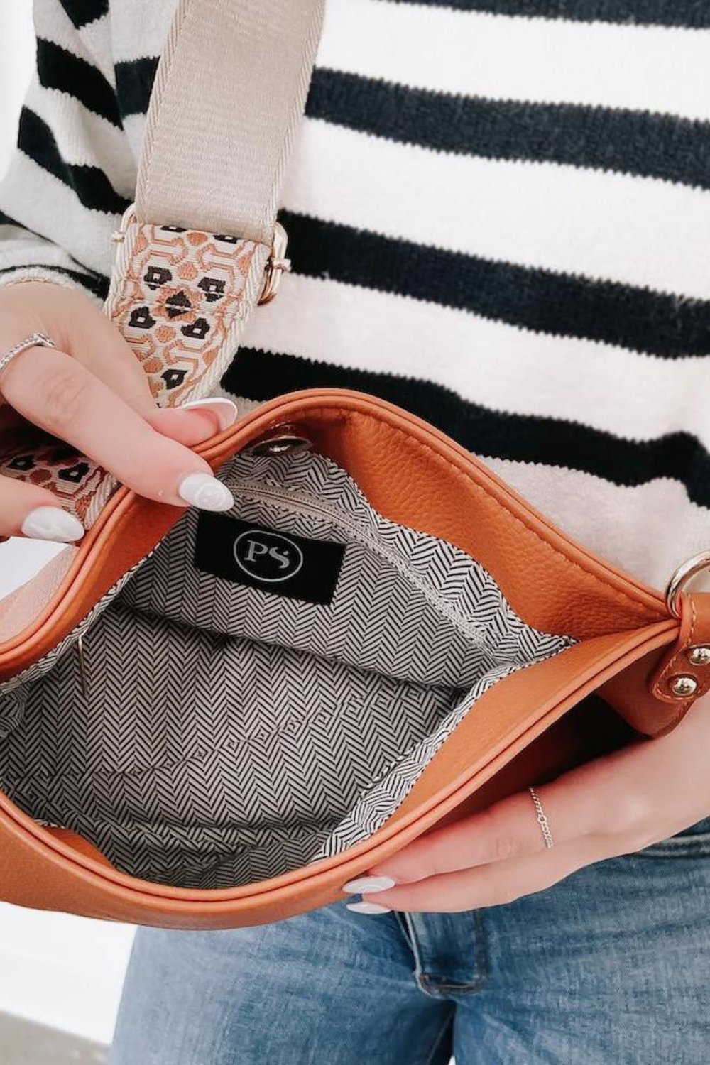 Cora Structured Hobo Bag