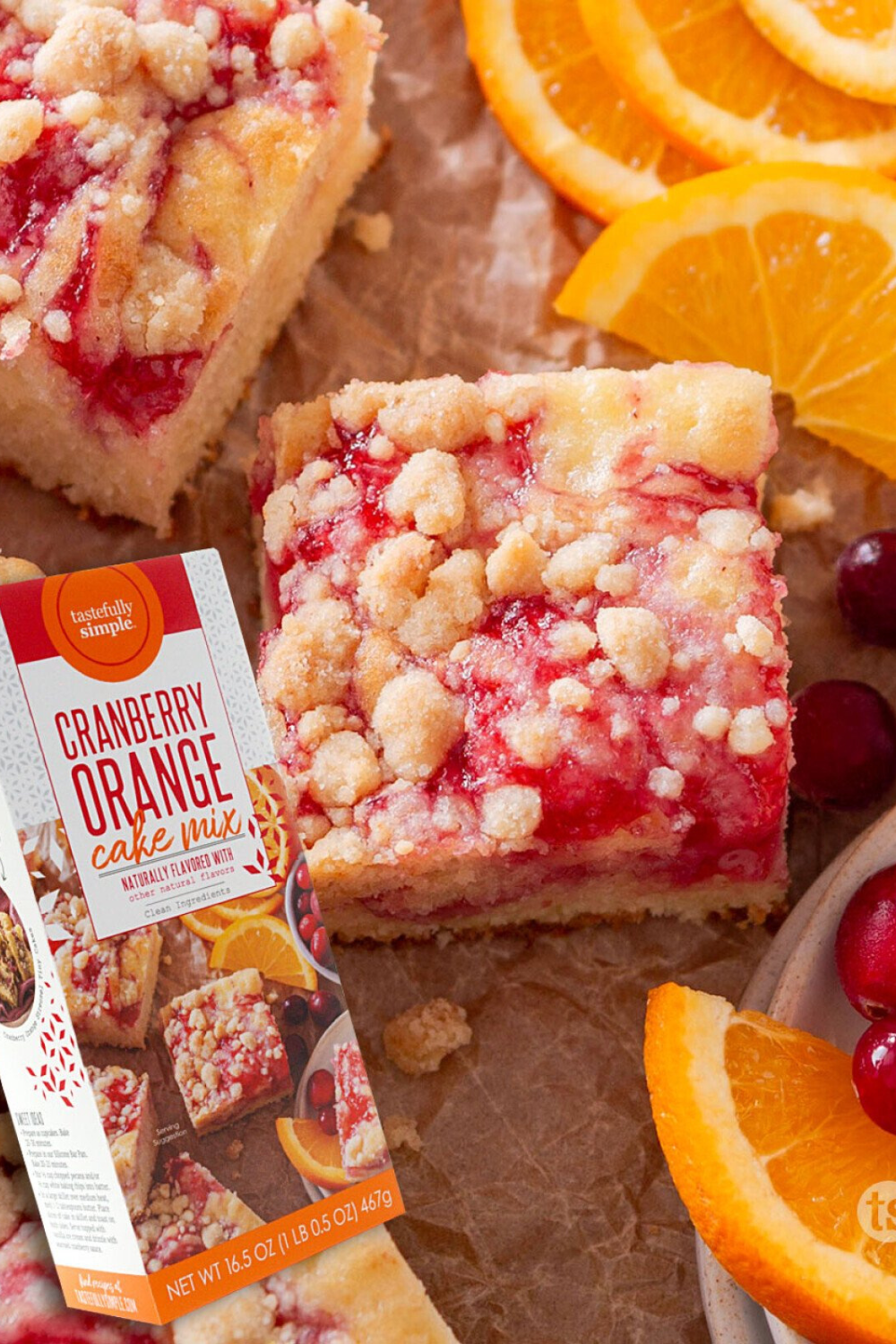 Tastefully Simple - Cranberry Orange Cake Mix