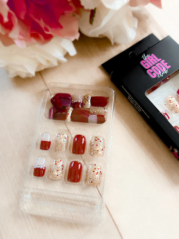 "Santa, I Can Explain" PressOn Nail Kit