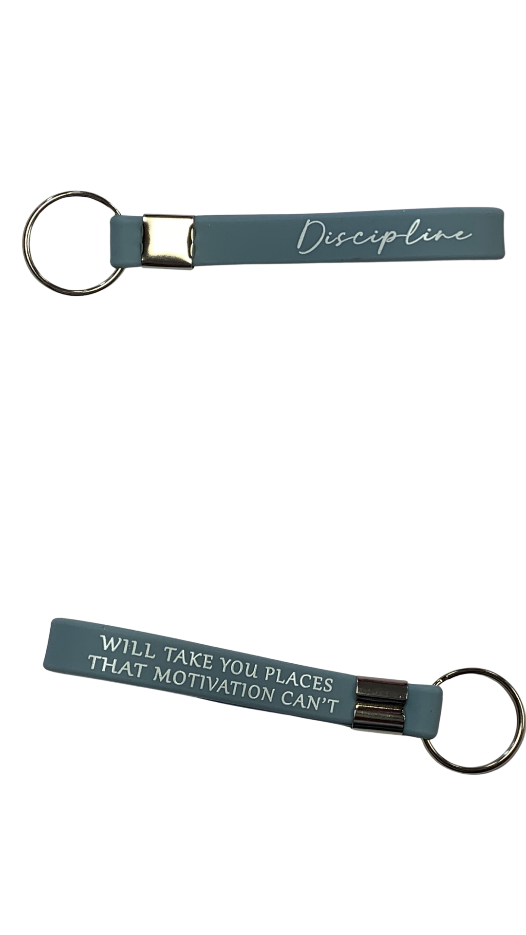 Inspirational Silicone Keychain