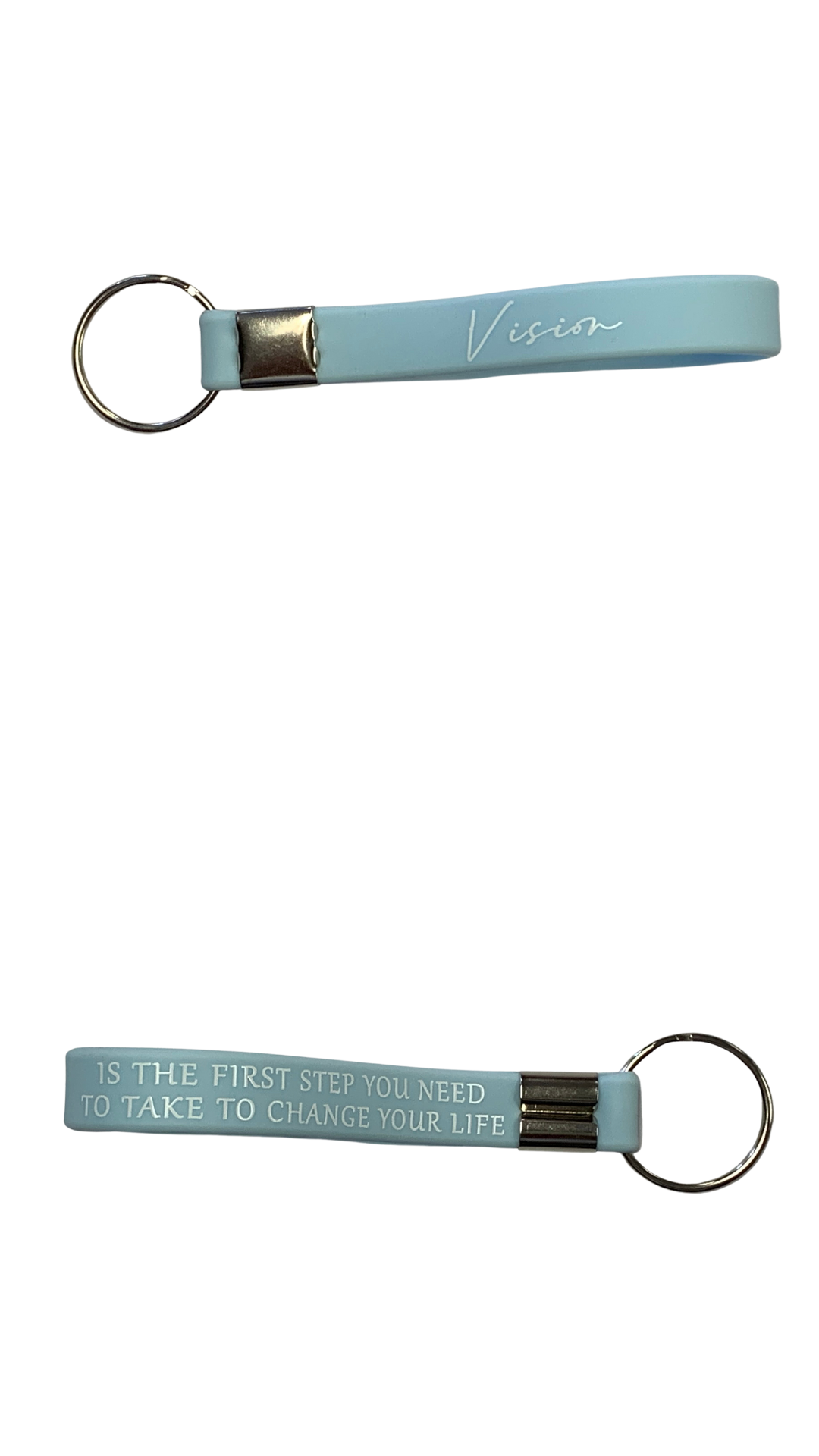 Inspirational Silicone Keychain
