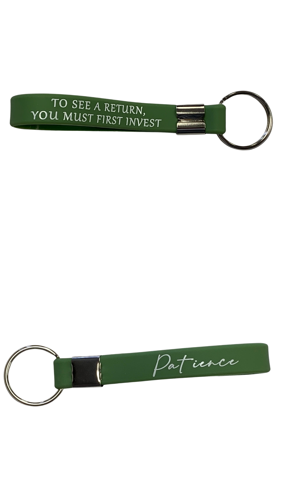 Inspirational Silicone Keychain
