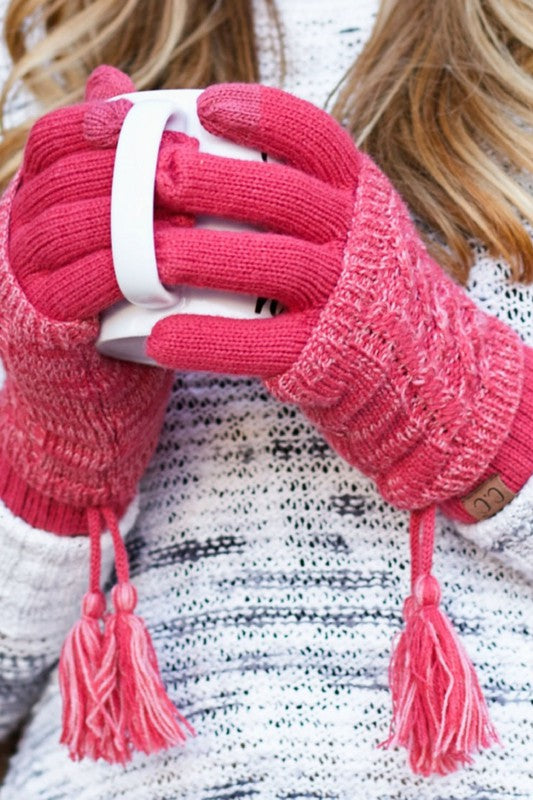 CC Glove with Cuff & Tassel