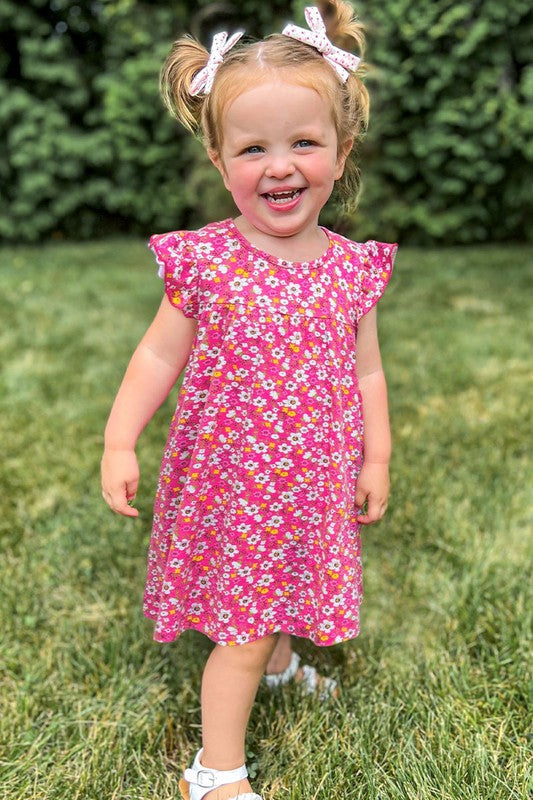 Lily Flutter Sleeve Dress
