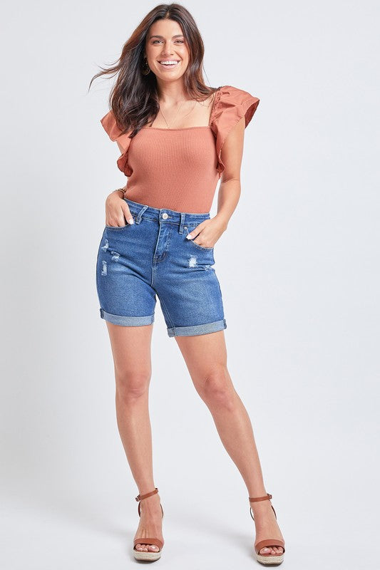Noelle Vintage Roll Cuff Shorts
