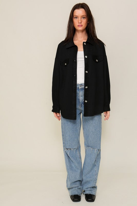 Lightweight Knit Shacket