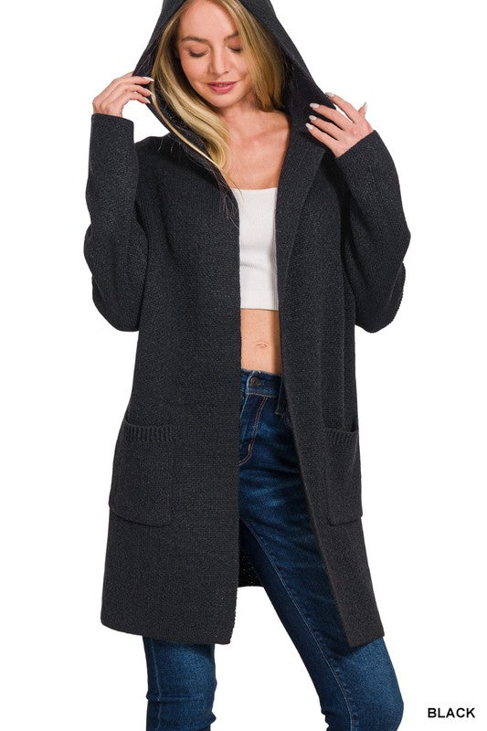Celia Hooded Cardigan