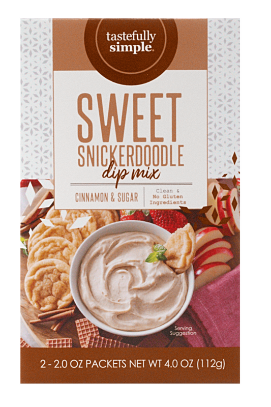 Tastefully Simple - Sweet Snickerdoodle Dip Mix