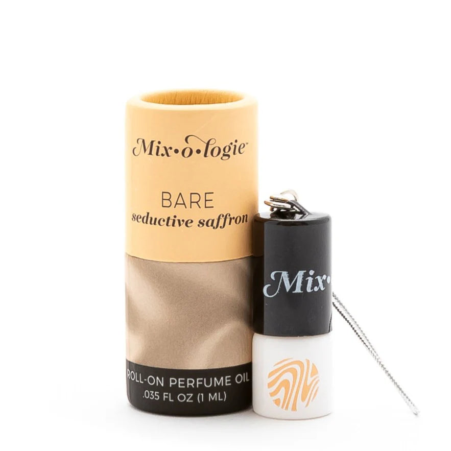 Mix*o*logy Keychain Mini Roller Ball Perfume - BARE (Seductive Saffron)