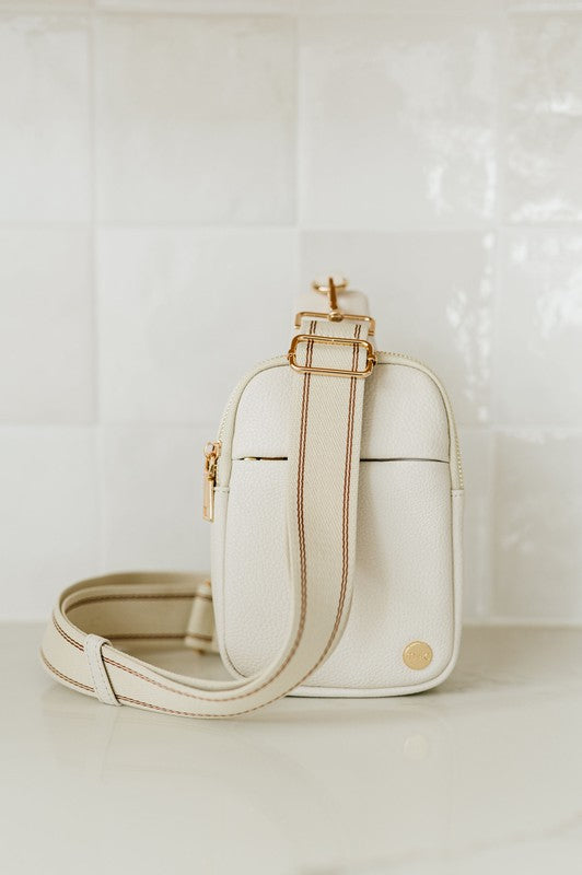 Bridget Sling Crossbody Bag - Cream