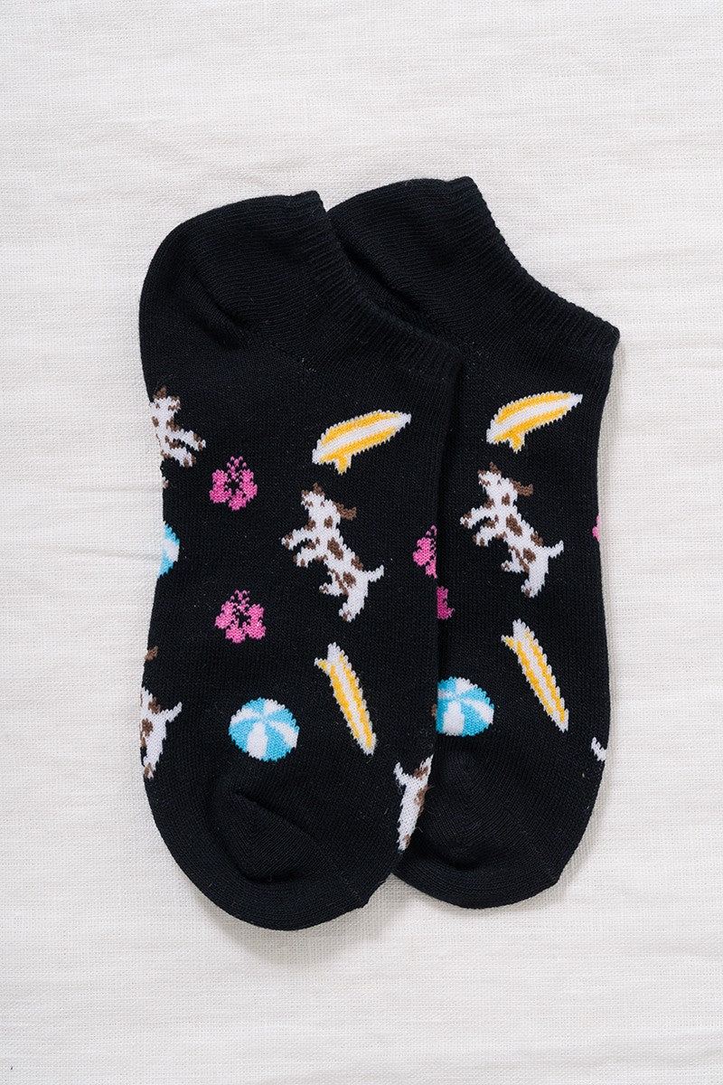 Dog Pattern Ankle Socks