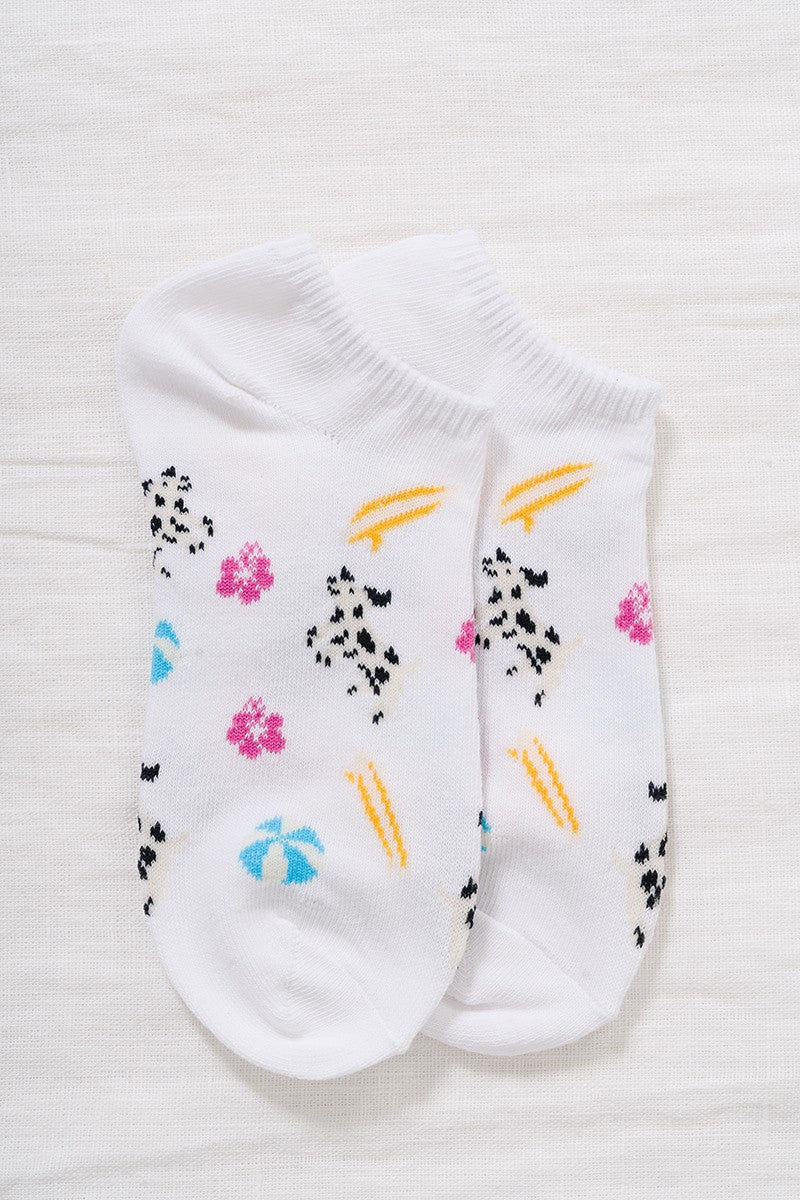 Dog Pattern Ankle Socks