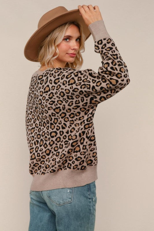 Briar Leopard Knit Sweater