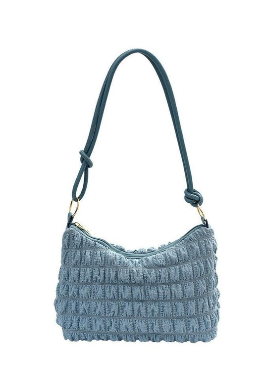Cloud Puffy Pleated Crossbody Bag
