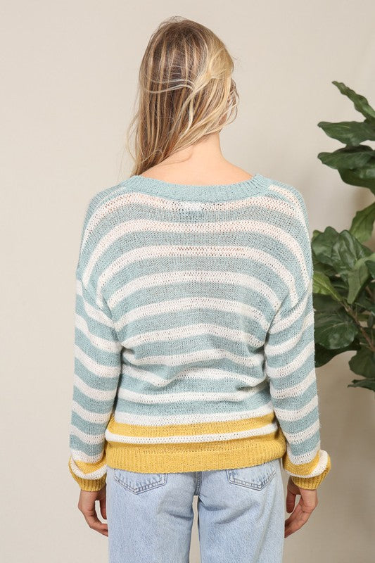 Shelby MultiStripe Sweater