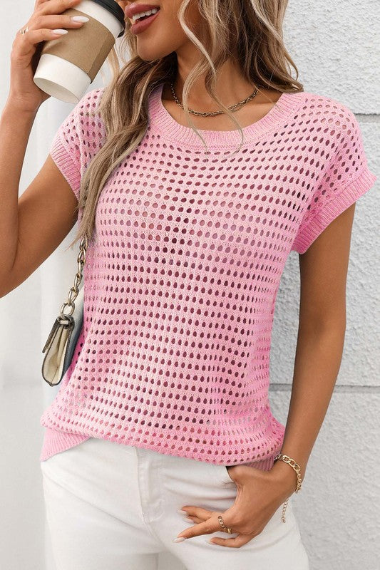 Katherine Openwork Sweater