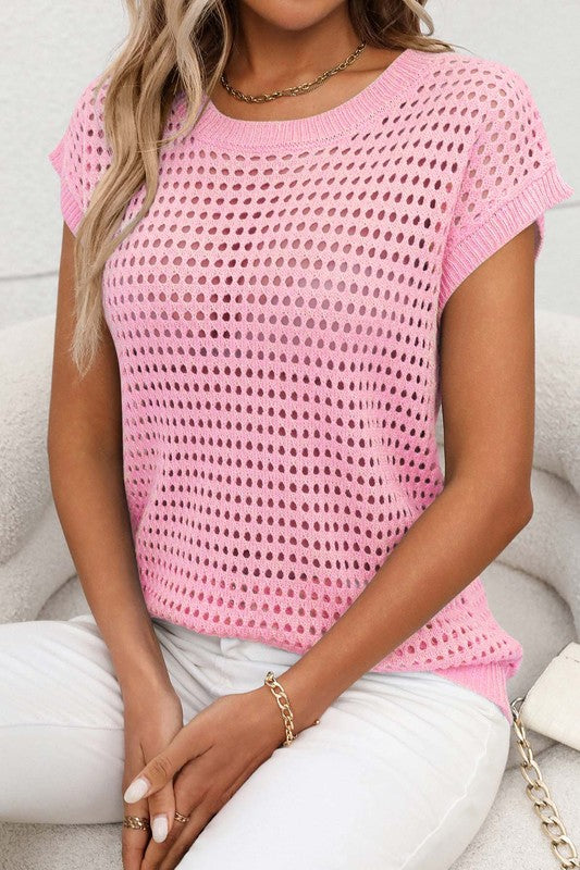 Katherine Openwork Sweater