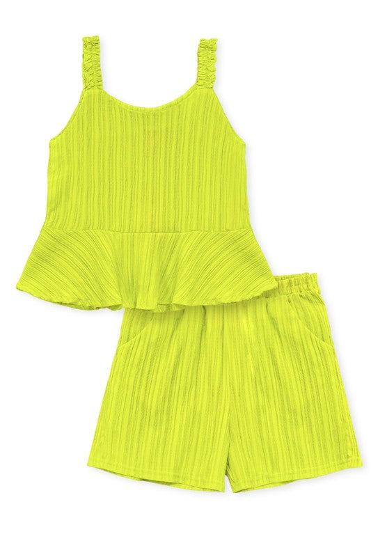 Willow 2pc Plisse Shorts Set