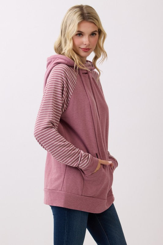 Marley Stripe Hoodie