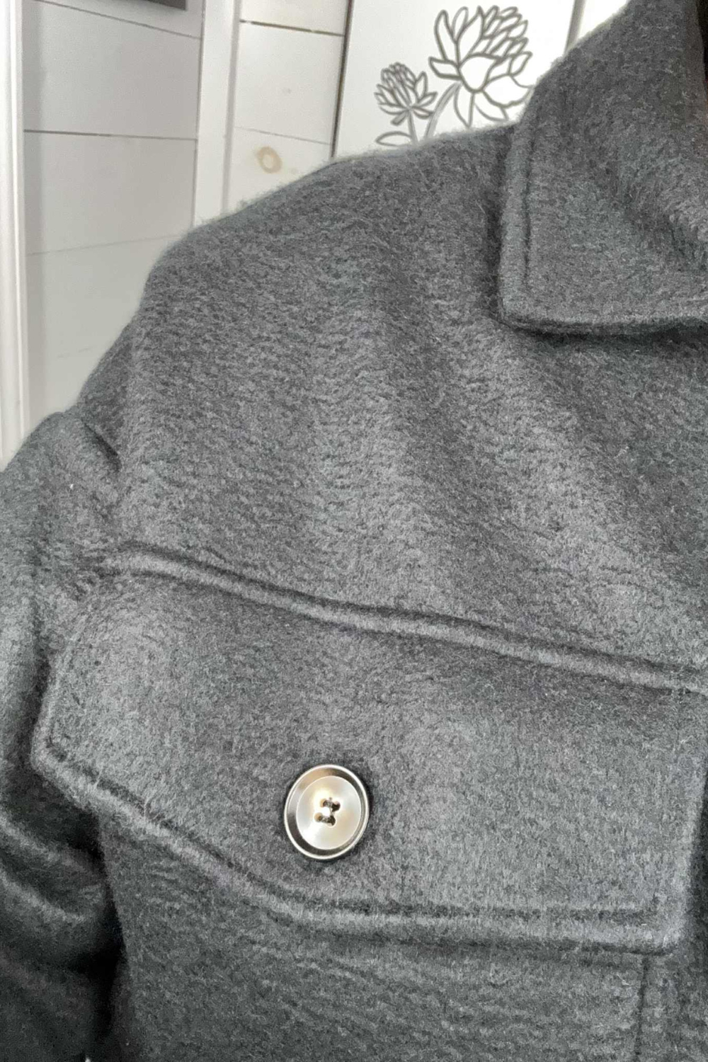 Lynn Cozy Shacket - Black