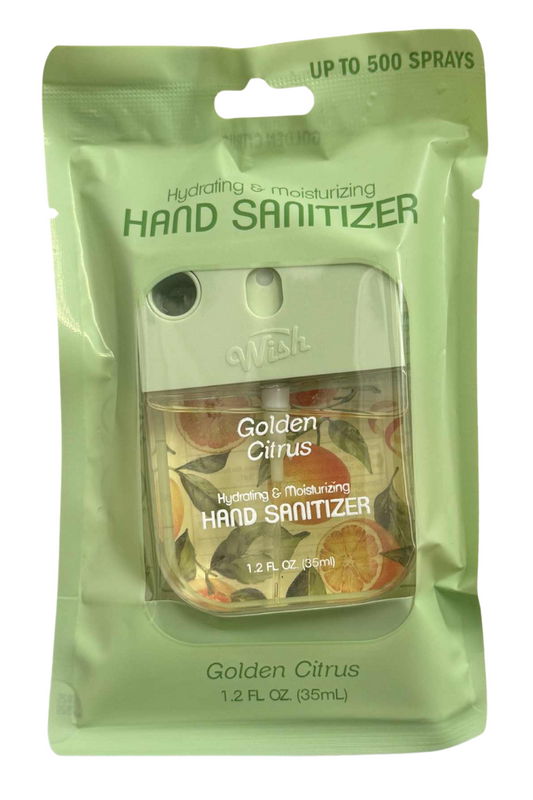 Hydrating & Moisturizing Hand Sanitizer Spray - Golden Citrus